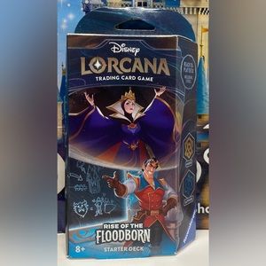 Disney Lorcana Chapter 2 Rise of the Floodborn Starter Deck NEW SEALED Gaston
